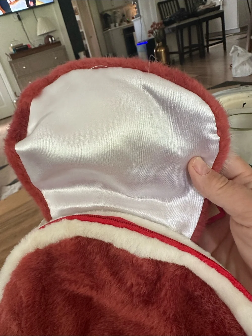 Koala Plush Backpack with 'Australia' new with tags Embroidery - Red & Gray 10”